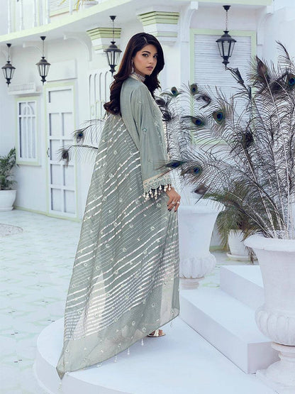 Salitex | Signature Festive Chiffon | NO010 by Maria Faisal - Registered Vendor of : Salitex - type : Ladies Clothes - 100% original wedding dresses