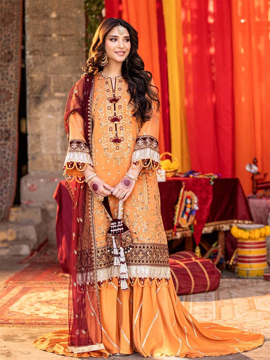 Salitex | Shehnai Festive | JI005 by Maria Faisal - Registered Vendor of : Salitex - type : Ladies Clothes - 100% original wedding dresses