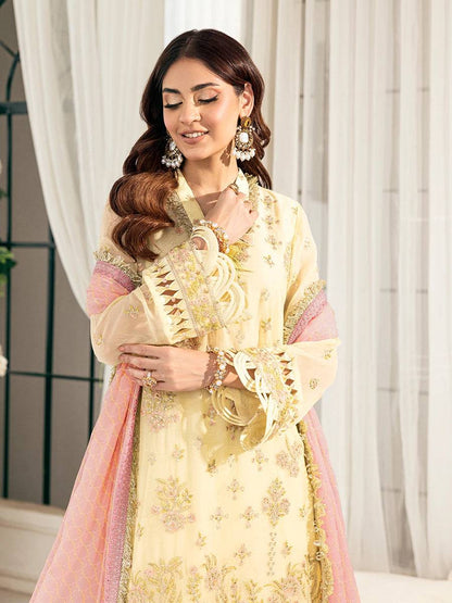 Salitex | Signature Festive Chiffon | CH040 by Maria Faisal - Registered Vendor of : Salitex - type : Ladies Clothes - 100% original wedding dresses