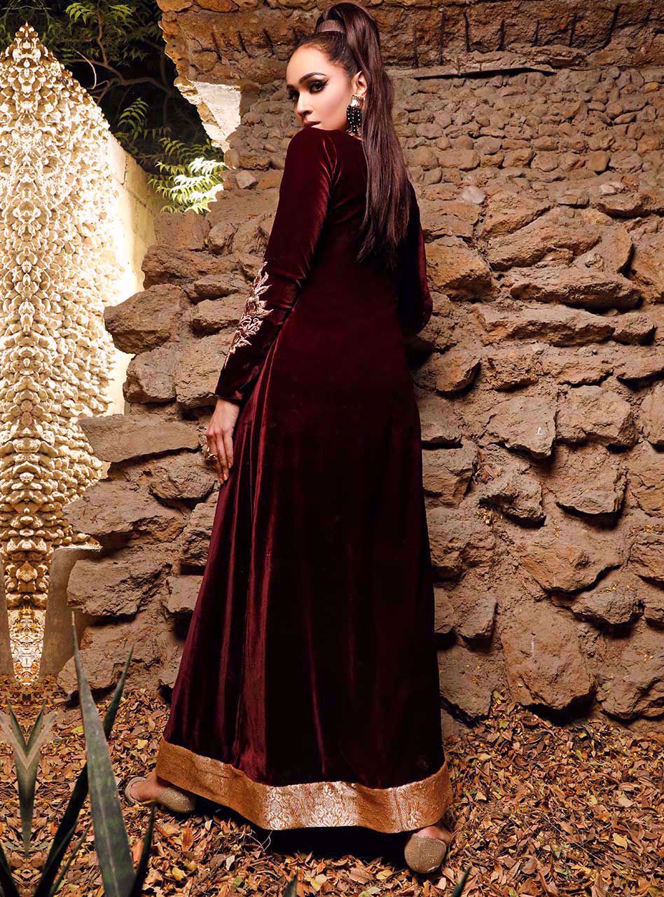 Zainab Chottani | Semi Formals | ALIZARIN CRIMSON - Ladies Clothes - Maria Faisal