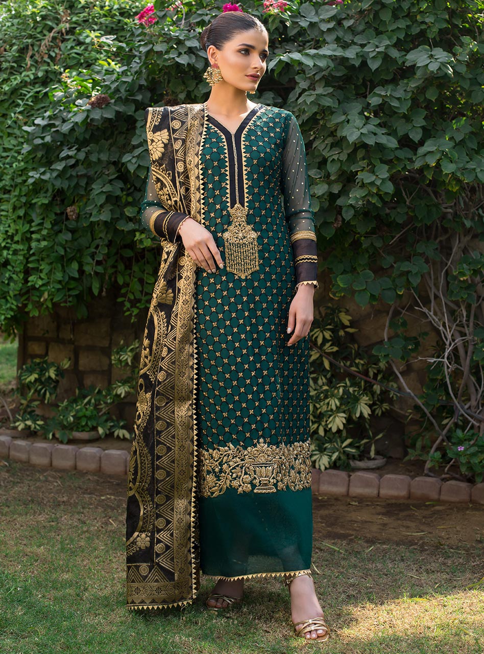 Zainab Chottani | Semi Formals | ZEVAR - Ladies Clothes - Maria Faisal