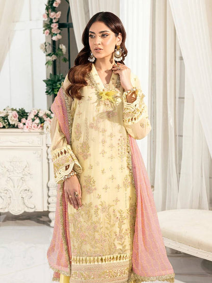 Salitex | Signature Festive Chiffon | CH040 by Maria Faisal - Registered Vendor of : Salitex - type : Ladies Clothes - 100% original wedding dresses
