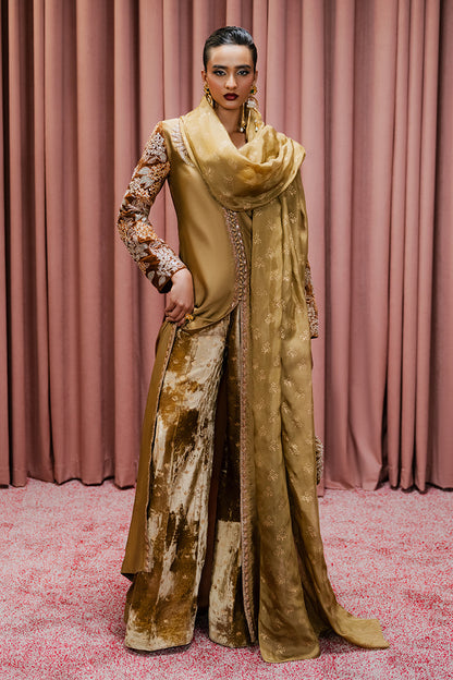 Haute Form | Rose Winter Plush | Heart of Gold - Ladies Clothes - Maria Faisal