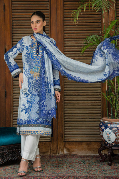 Shamaeel Ansari | Gulrang Lawn | LP-01 - Ladies Clothes - Maria Faisal