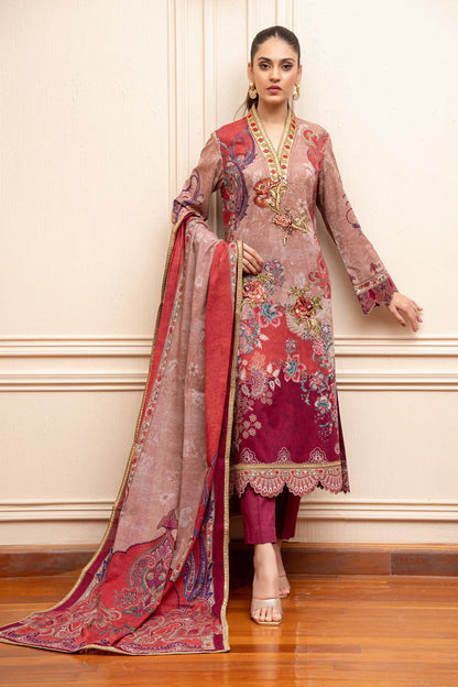 Shamaeel Ansari | Gulrang Lawn | LP-06 - Ladies Clothes - Maria Faisal