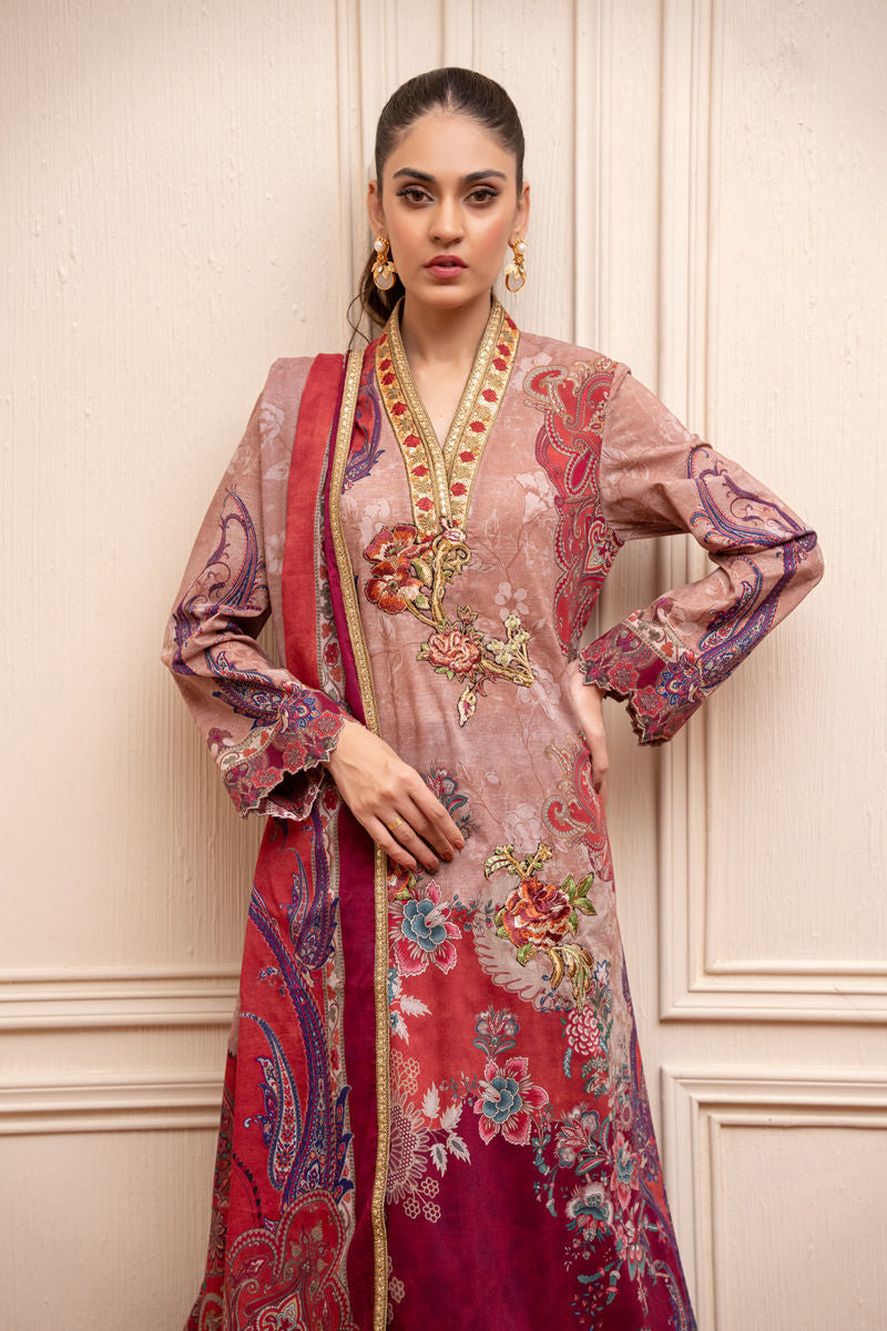 Shamaeel Ansari | Gulrang Lawn | LP-06 - Ladies Clothes - Maria Faisal