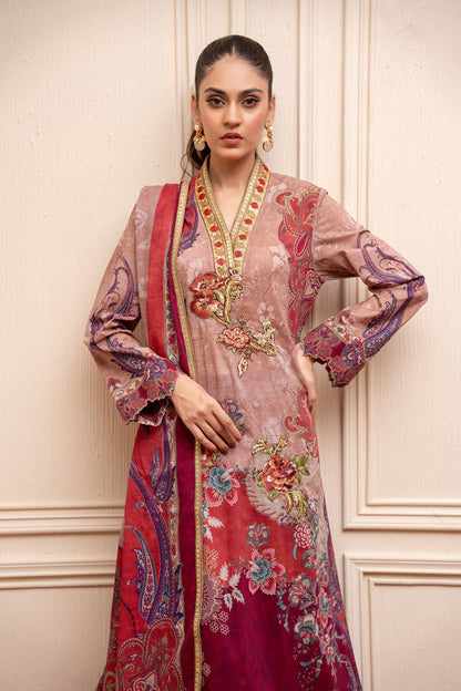 Shamaeel Ansari | Gulrang Lawn | LP-06 - Ladies Clothes - Maria Faisal