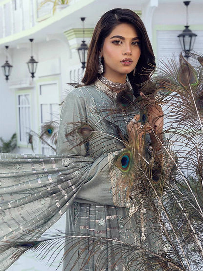 Salitex | Signature Festive Chiffon | NO010 by Maria Faisal - Registered Vendor of : Salitex - type : Ladies Clothes - 100% original wedding dresses