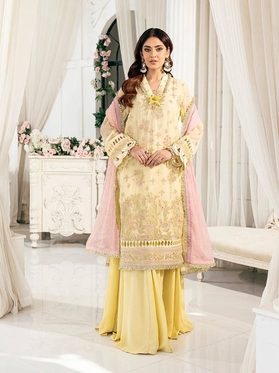 Salitex | Signature Festive Chiffon | CH040 by Maria Faisal - Registered Vendor of : Salitex - type : Ladies Clothes - 100% original wedding dresses