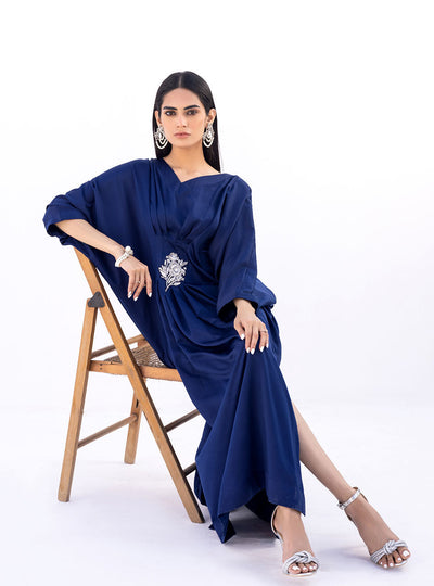 Zainab Chottani | The Kaftan Edit | Blue Topaz - Formal Dress - available at Maria Faisal in UK and USA.
