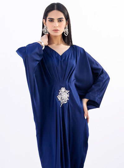Zainab Chottani | The Kaftan Edit | Blue Topaz - Formal Dress - available at Maria Faisal in UK and USA.