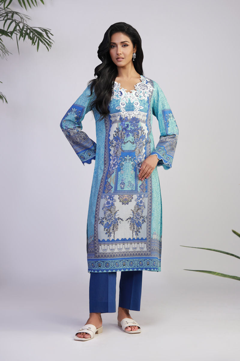 Shamaeel Ansari | Gulrang Lawn | Gulrang-01 - Ladies Clothes - Maria Faisal