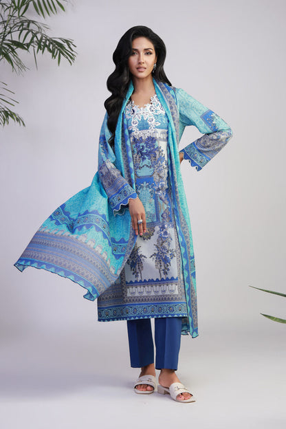Shamaeel Ansari | Gulrang Lawn | Gulrang-01 - Ladies Clothes - Maria Faisal
