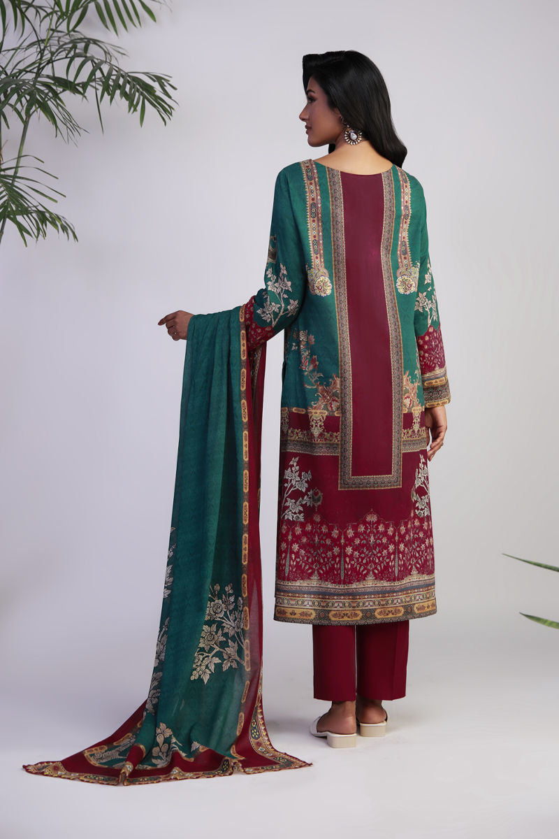 Shamaeel Ansari | Gulrang Lawn | Gulrang-02 - Ladies Clothes - Maria Faisal