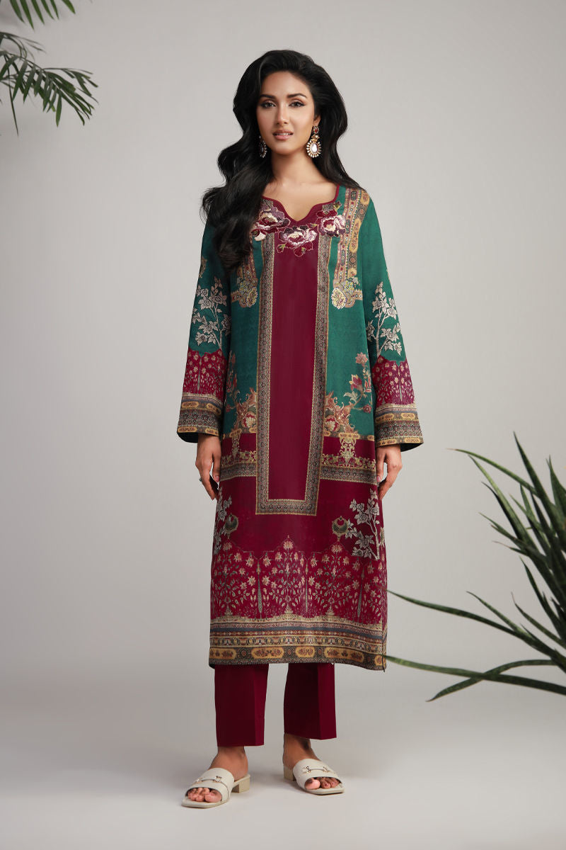 Shamaeel Ansari | Gulrang Lawn | Gulrang-02 - Ladies Clothes - Maria Faisal