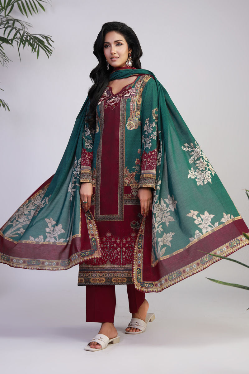 Shamaeel Ansari | Gulrang Lawn | Gulrang-02 - Ladies Clothes - Maria Faisal