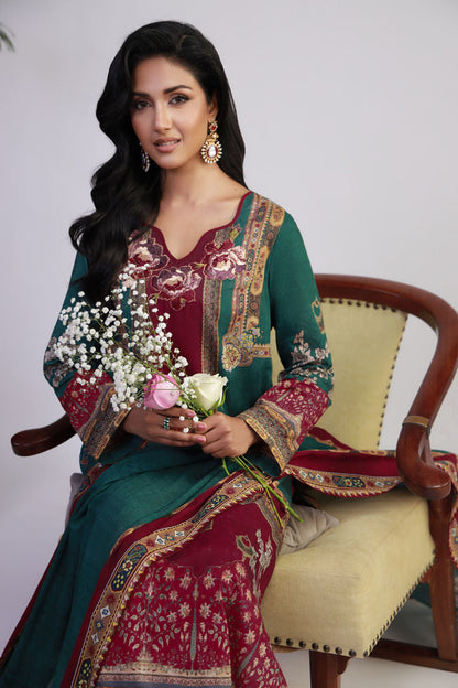 Shamaeel Ansari | Gulrang Lawn | Gulrang-02 - Ladies Clothes - Maria Faisal