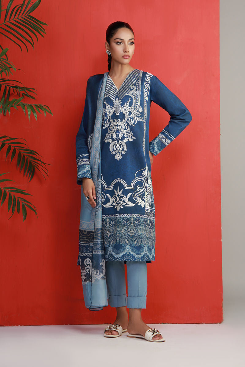 Shamaeel Ansari | Gulrang Lawn | Gulrang-03 - Ladies Clothes - Maria Faisal