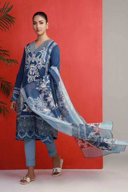 Shamaeel Ansari | Gulrang Lawn | Gulrang-03 - Ladies Clothes - Maria Faisal