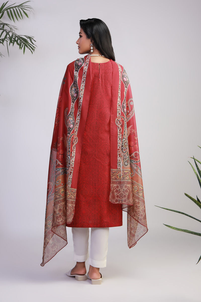 Shamaeel Ansari | Gulrang Lawn | Gulrang-04 - Ladies Clothes - Maria Faisal