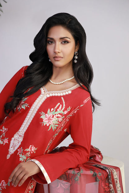 Shamaeel Ansari | Gulrang Lawn | Gulrang-04 - Ladies Clothes - Maria Faisal
