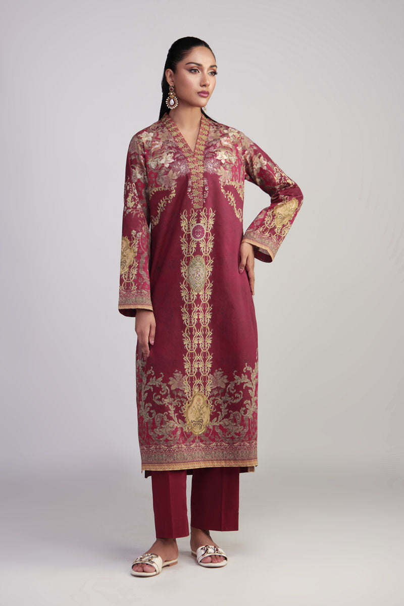 Shamaeel Ansari | Gulrang Lawn | Gulrang-05 - Ladies Clothes - Maria Faisal