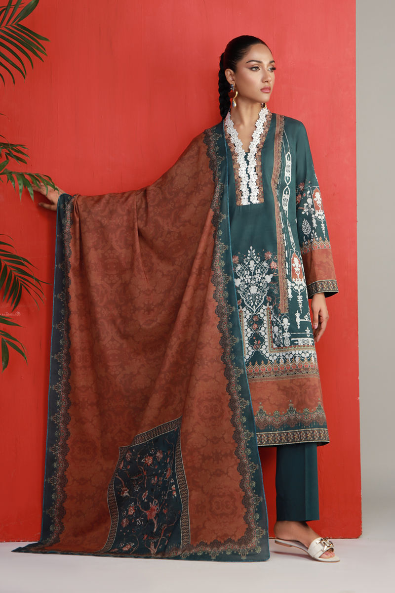 Shamaeel Ansari | Gulrang Lawn | Gulrang-06 - - Maria Faisal