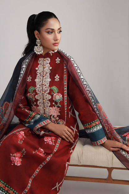 Shamaeel Ansari | Gulrang Lawn | Gulrang-07 - Ladies Clothes - Maria Faisal