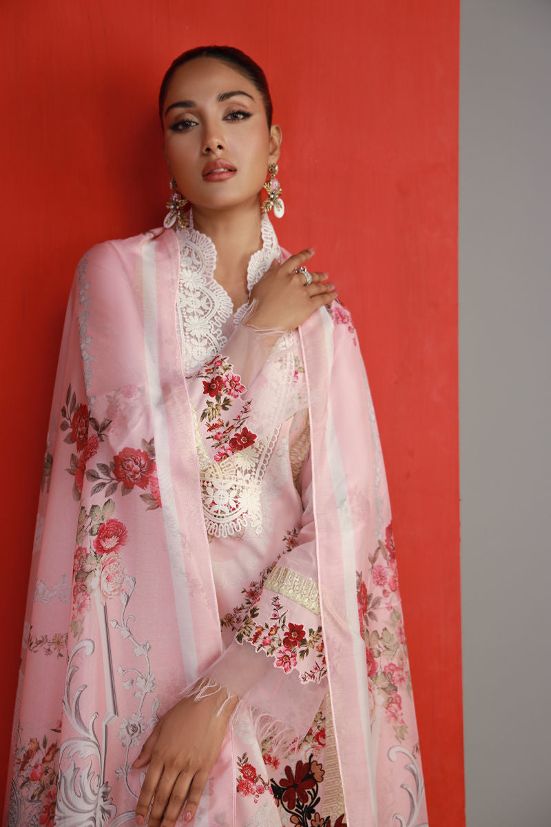 Shamaeel Ansari | Gulrang Lawn | Gulrang-08 - Ladies Clothes - Maria Faisal