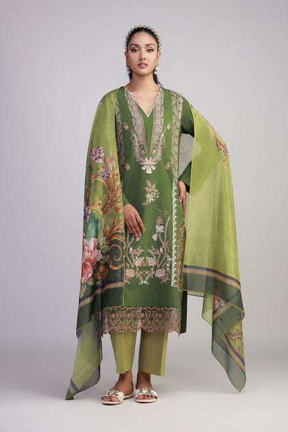 Shamaeel Ansari | Gulrang Lawn | Gulrang-10 - Ladies Clothes - Maria Faisal