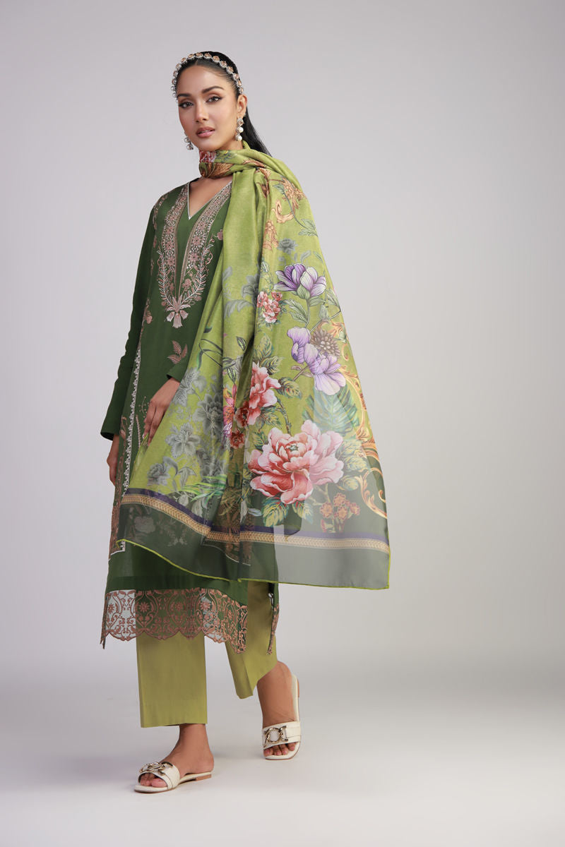 Shamaeel Ansari | Gulrang Lawn | Gulrang-10 - Ladies Clothes - Maria Faisal
