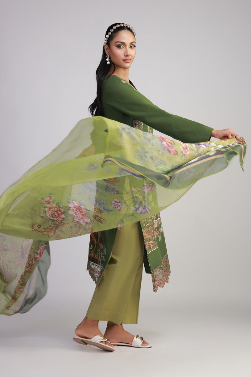 Shamaeel Ansari | Gulrang Lawn | Gulrang-10 - Ladies Clothes - Maria Faisal