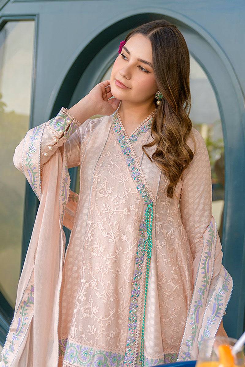 Fatima Khan | La Fleur Eid Edit | Peach Please by Maria Faisal - Registered Vendor of : Fatima Khan - type : Ladies Clothes - 100% original wedding dresses