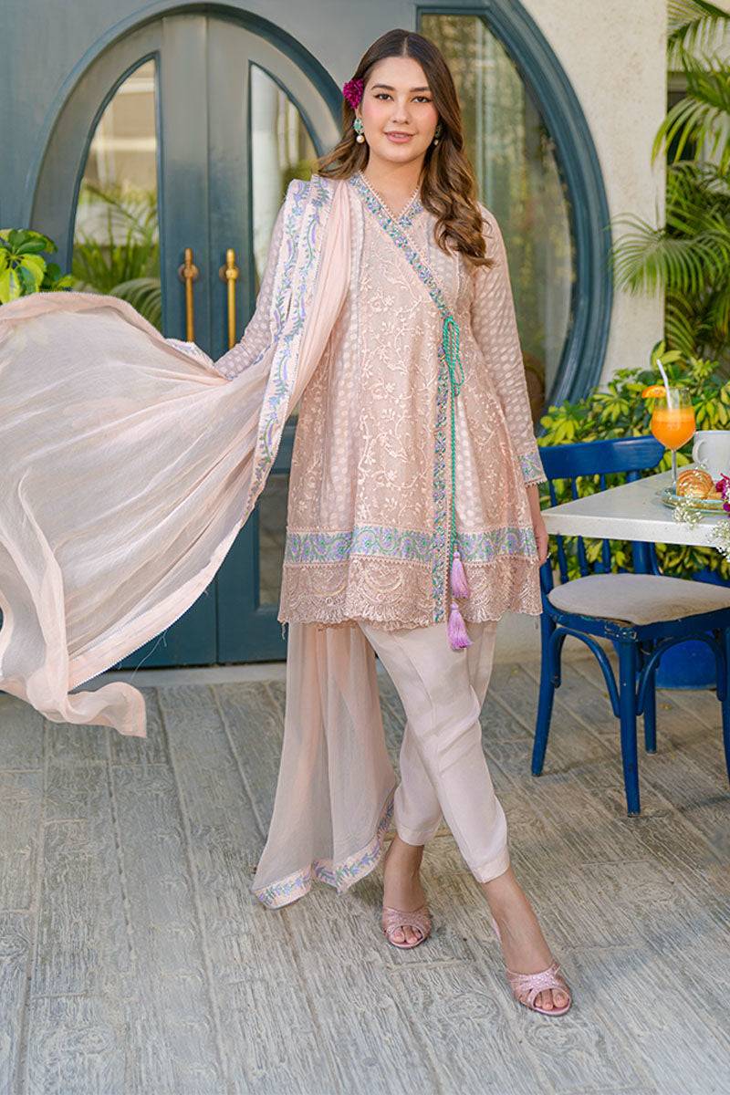 Fatima Khan | La Fleur Eid Edit | Peach Please by Maria Faisal - Registered Vendor of : Fatima Khan - type : Ladies Clothes - 100% original wedding dresses
