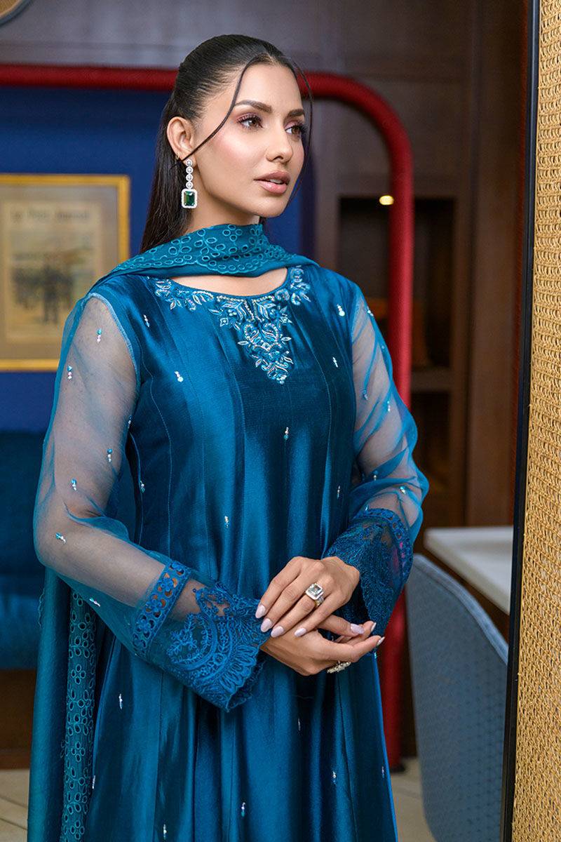 Fatima Khan | La Fleur Eid Edit | Azure Jade by Maria Faisal - Registered Vendor of : Fatima Khan - type : Ladies Clothes - 100% original wedding dresses