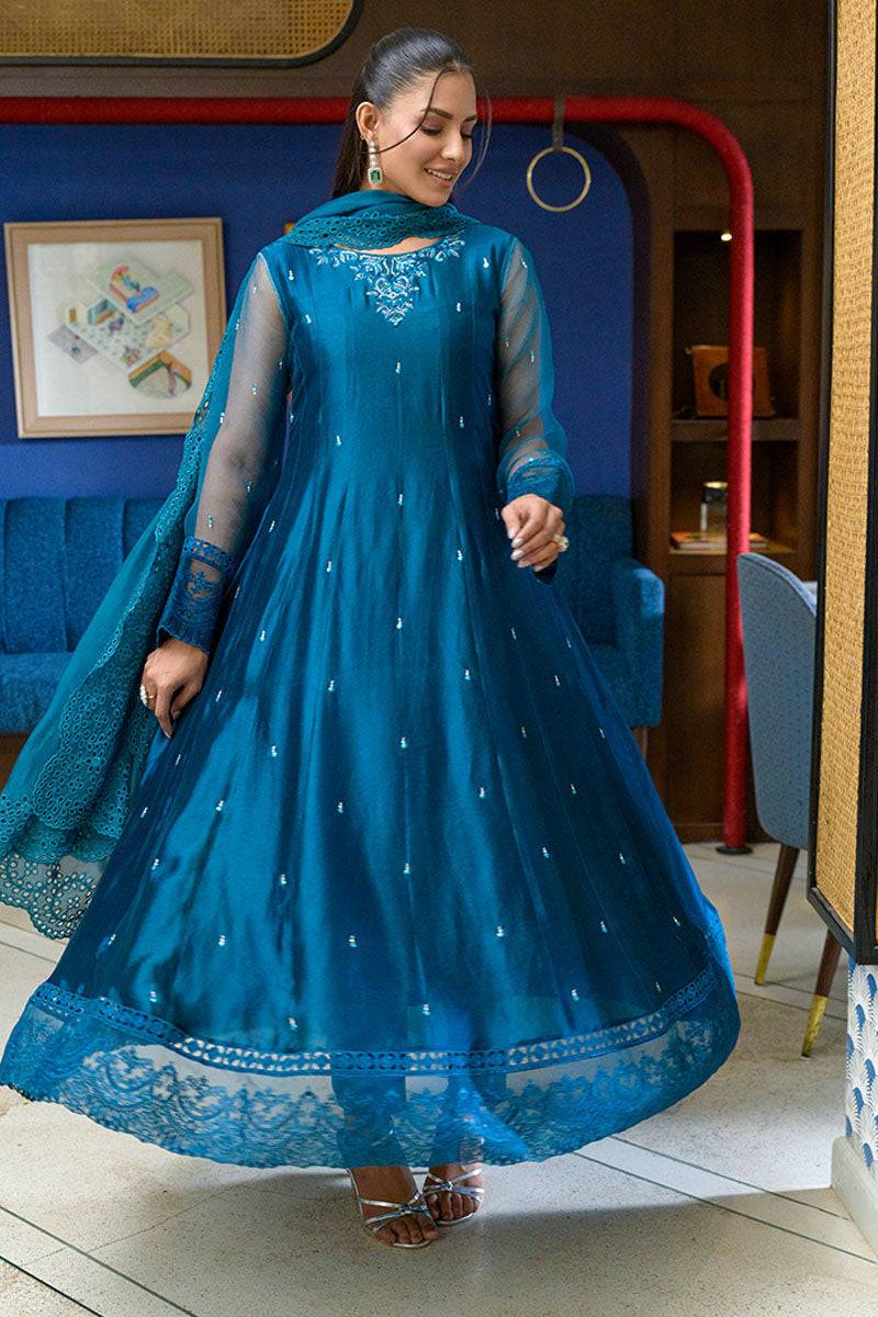 Fatima Khan | La Fleur Eid Edit | Azure Jade by Maria Faisal - Registered Vendor of : Fatima Khan - type : Ladies Clothes - 100% original wedding dresses