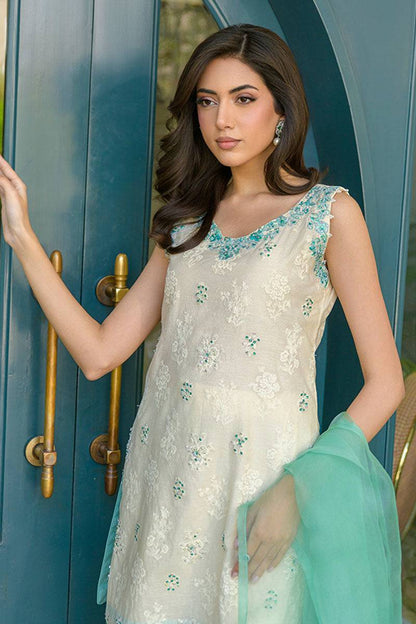 Fatima Khan | La Fleur Eid Edit | Minty Fresh by Maria Faisal - Registered Vendor of : Fatima Khan - type : Ladies Clothes - 100% original wedding dresses