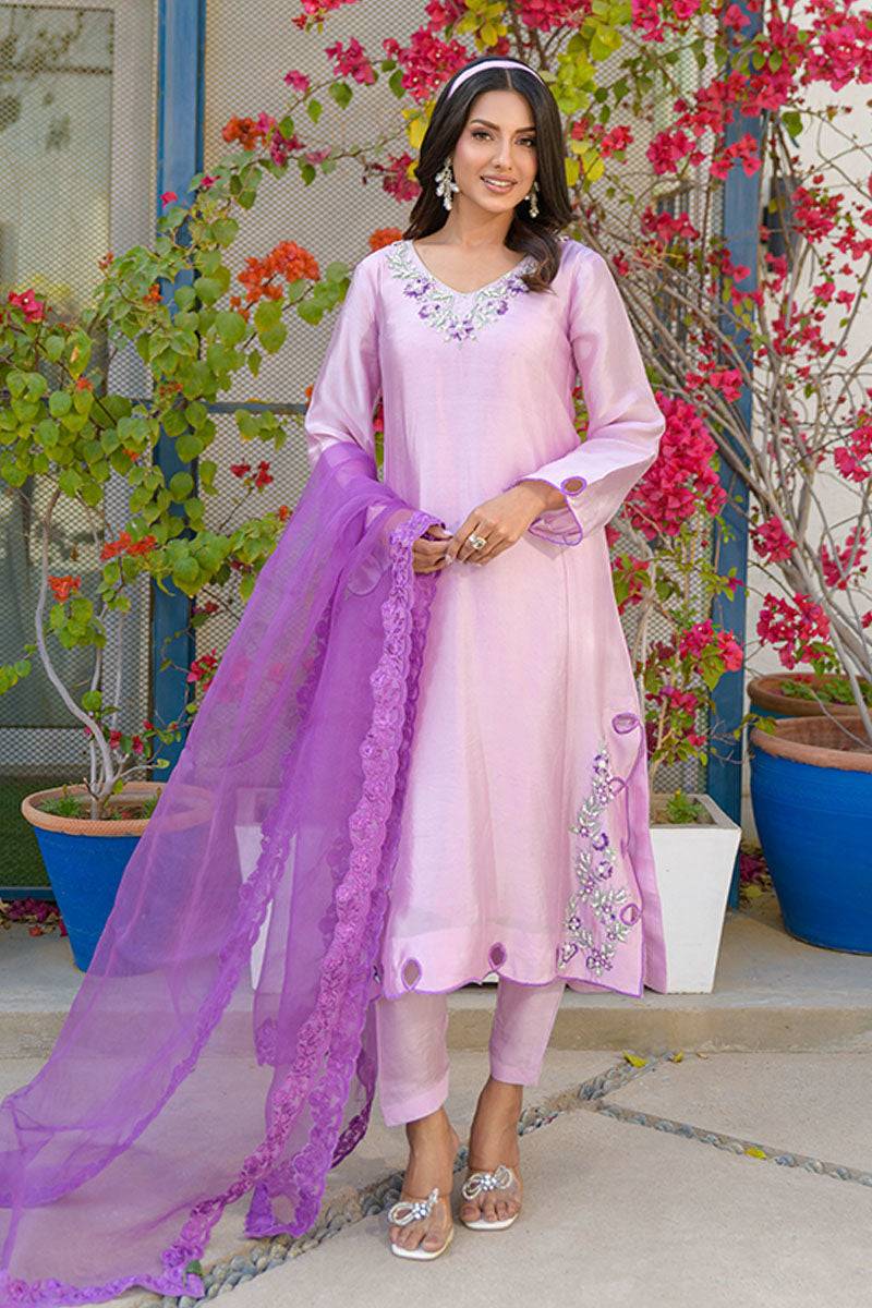 Fatima Khan | La Fleur Eid Edit | Lavenderlicious by Maria Faisal - Registered Vendor of : Fatima Khan - type : Ladies Clothes - 100% original wedding dresses