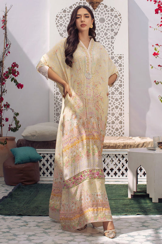 Ansab Jahangir | Summer Kaftans | JEWELED KAFTAN SPLENDOR - Luxury Dress - available at Maria Faisal in UK and USA.