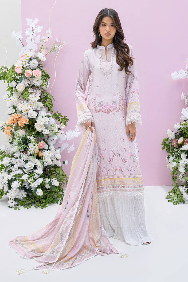 Fatima Khan | Eid Digital Silk Prints | Pastella by Maria Faisal - Registered Vendor of : Fatima Khan - type : Ladies Clothes - 100% original wedding dresses