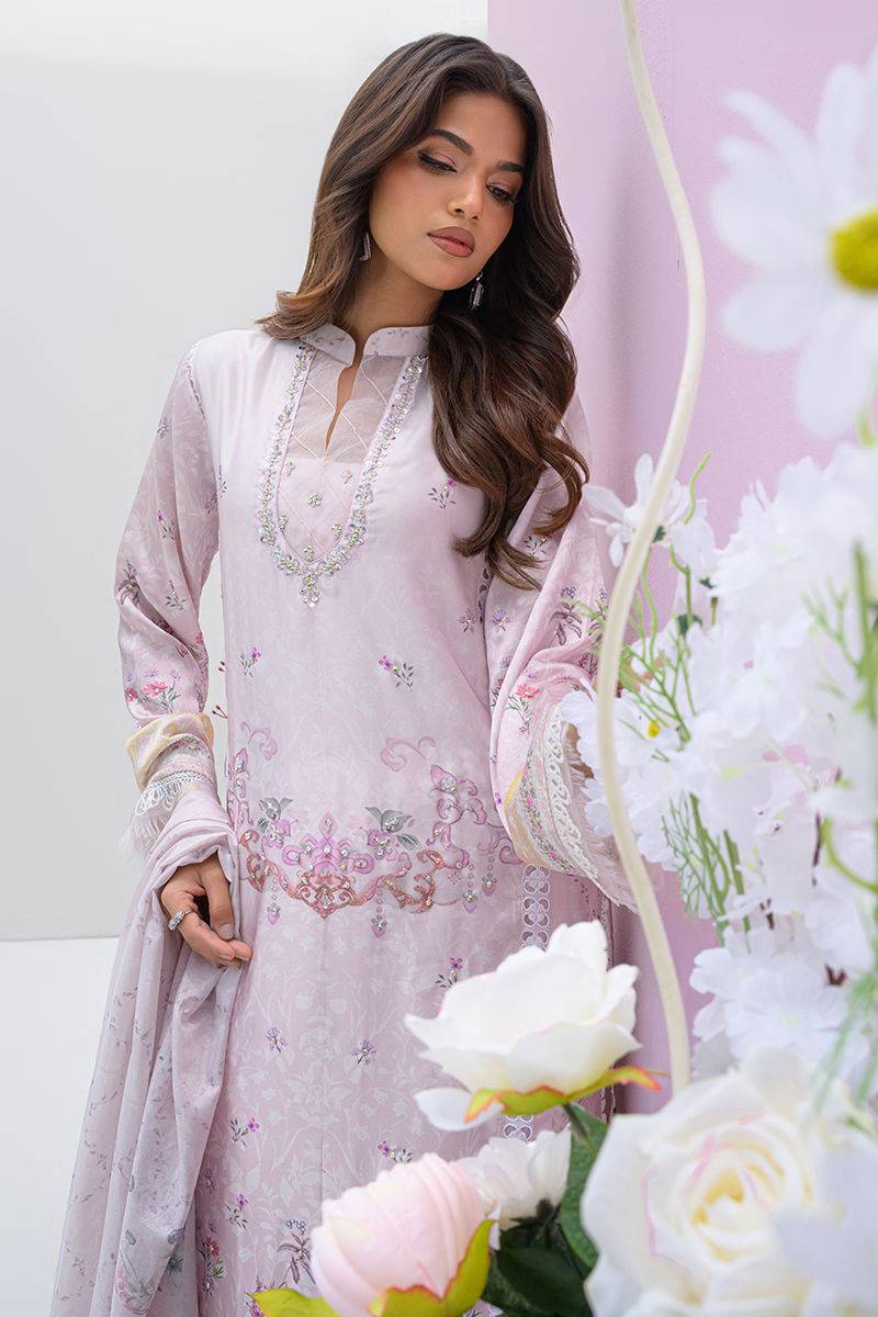 Fatima Khan | Eid Digital Silk Prints | Pastella by Maria Faisal - Registered Vendor of : Fatima Khan - type : Ladies Clothes - 100% original wedding dresses
