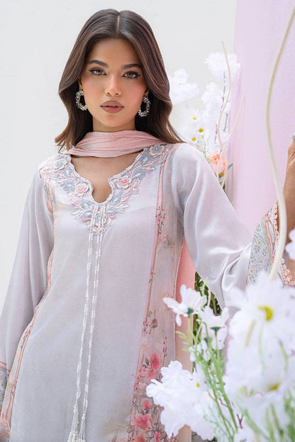 Fatima Khan | Eid Digital Silk Prints | Oriental Haze by Maria Faisal - Registered Vendor of : Fatima Khan - type : Ladies Clothes - 100% original wedding dresses
