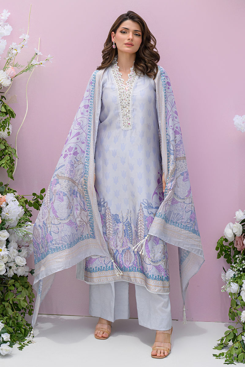 Fatima Khan | Prints and Petals | Dawn - Ladies Clothes - Maria Faisal