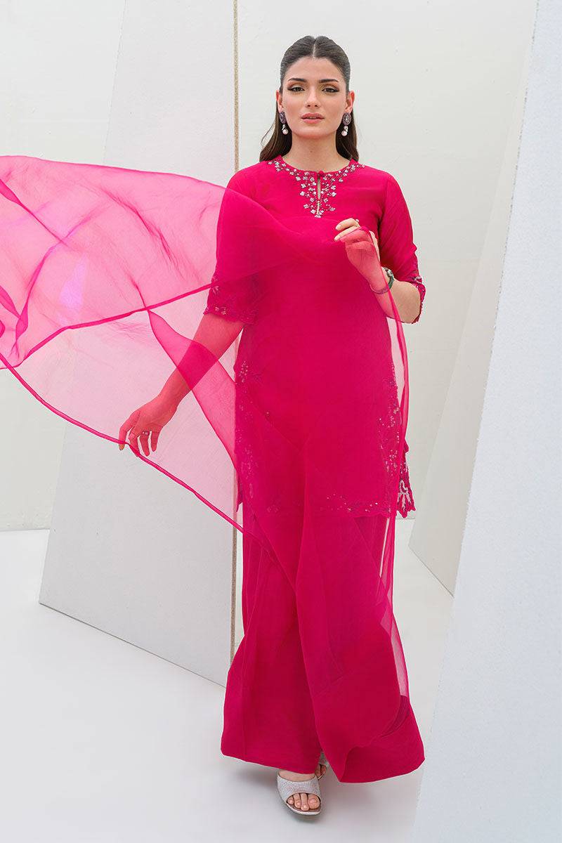 Fatima Khan | Serene Eid Luxe Pret | Pinktastic by Maria Faisal - Registered Vendor of : Fatima Khan - type : Ladies Clothes - 100% original wedding dresses