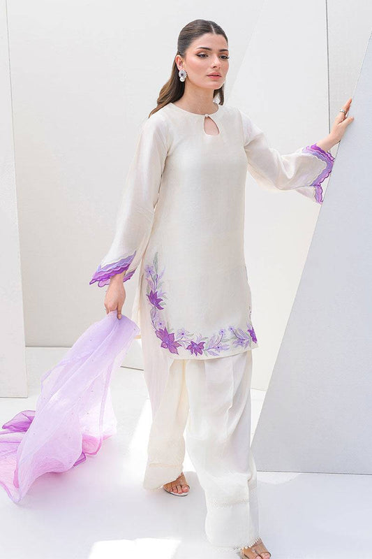 Fatima Khan | Serene Eid Luxe Pret | Majestic Ivory by Maria Faisal - Registered Vendor of : Fatima Khan - type : Ladies Clothes - 100% original wedding dresses