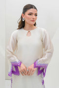 Fatima Khan | Serene Eid Luxe Pret | Majestic Ivory by Maria Faisal - Registered Vendor of : Fatima Khan - type : Ladies Clothes - 100% original wedding dresses