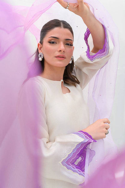 Fatima Khan | Serene Eid Luxe Pret | Majestic Ivory by Maria Faisal - Registered Vendor of : Fatima Khan - type : Ladies Clothes - 100% original wedding dresses