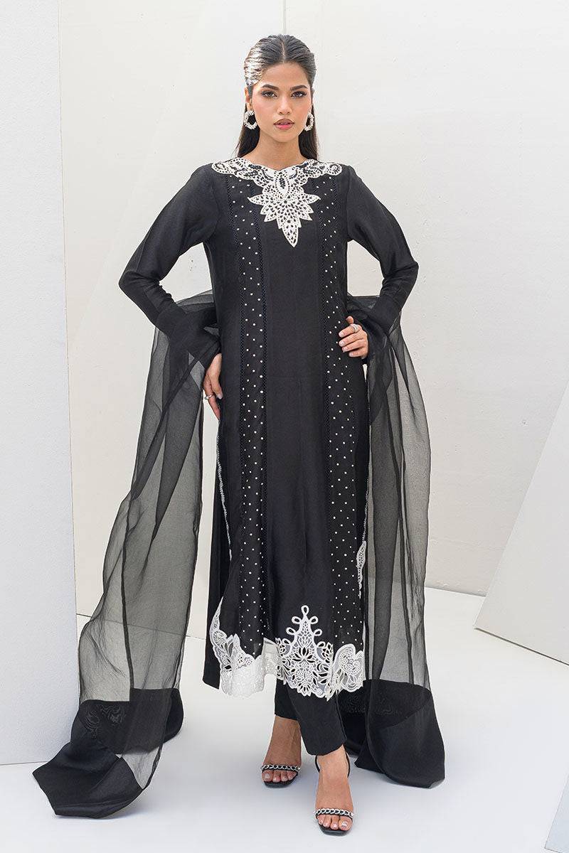 Fatima Khan | Serene Eid Luxe Pret | Obsidian by Maria Faisal - Registered Vendor of : Fatima Khan - type : Ladies Clothes - 100% original wedding dresses