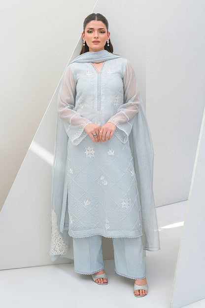 Fatima Khan | Serene Eid Luxe Pret | Azure Frost by Maria Faisal - Registered Vendor of : Fatima Khan - type : Ladies Clothes - 100% original wedding dresses
