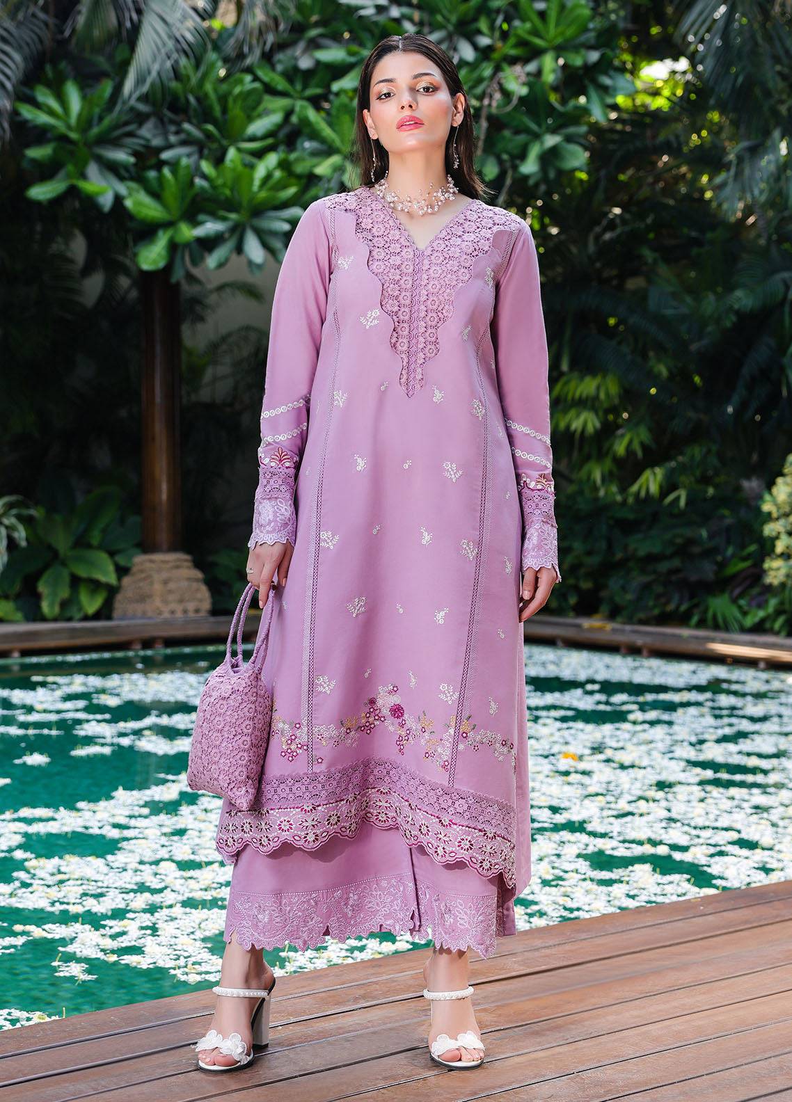 Sahane | Lovent Embroidered Pret 25 | ME23002 Helena by Maria Faisal - Registered Vendor of : Sahane - type : Ladies Clothes - 100% original wedding dresses